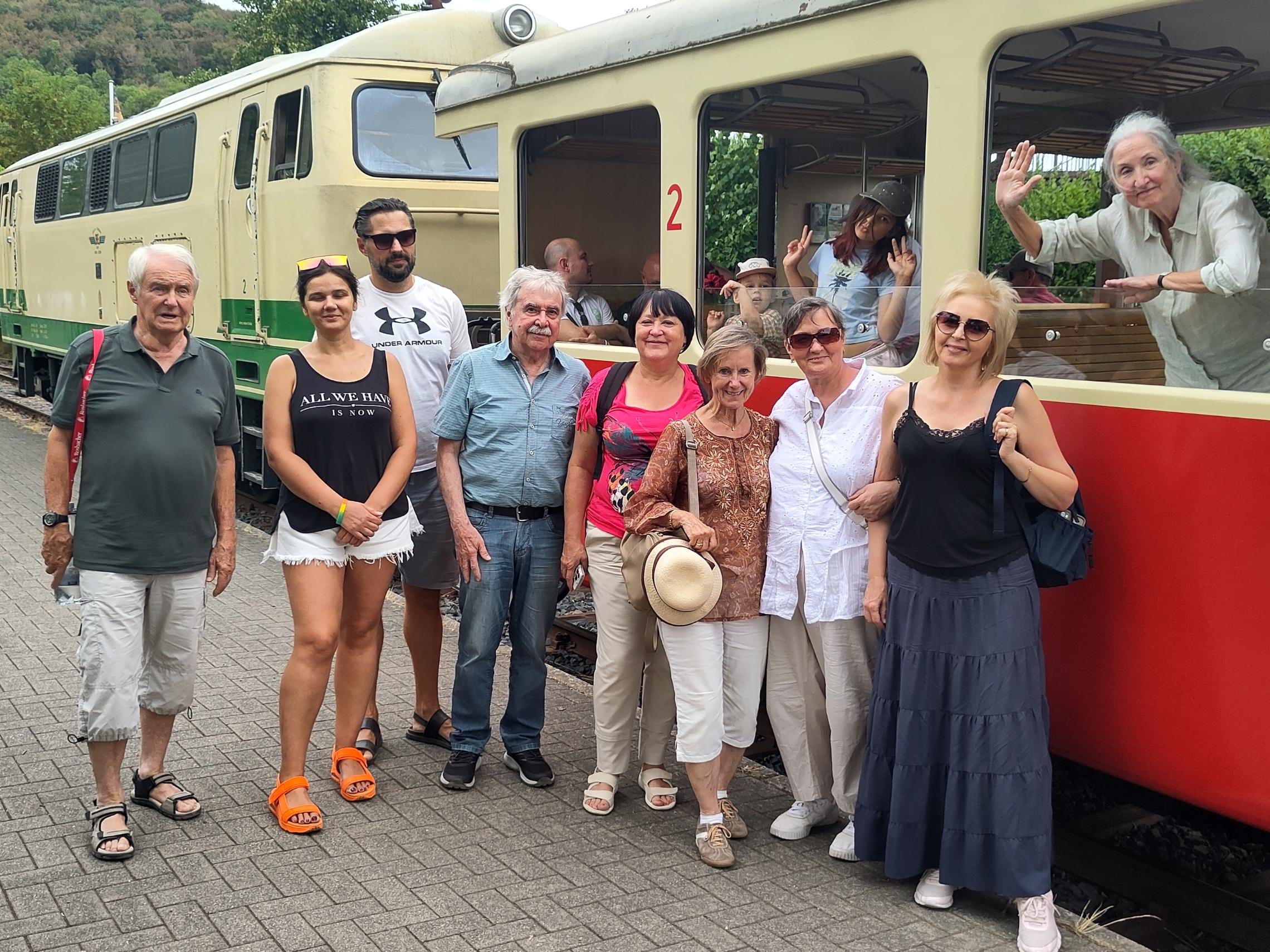 Fahrt mit dem Vulkanexpress