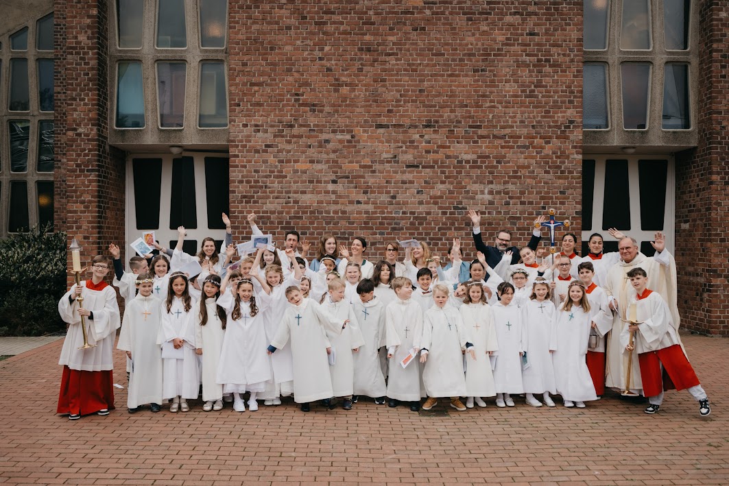 Die Kommunionkinder in Hl. Geist
