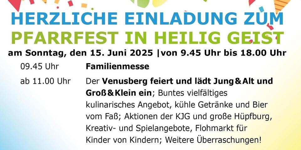 Pfarrfest HG 2025