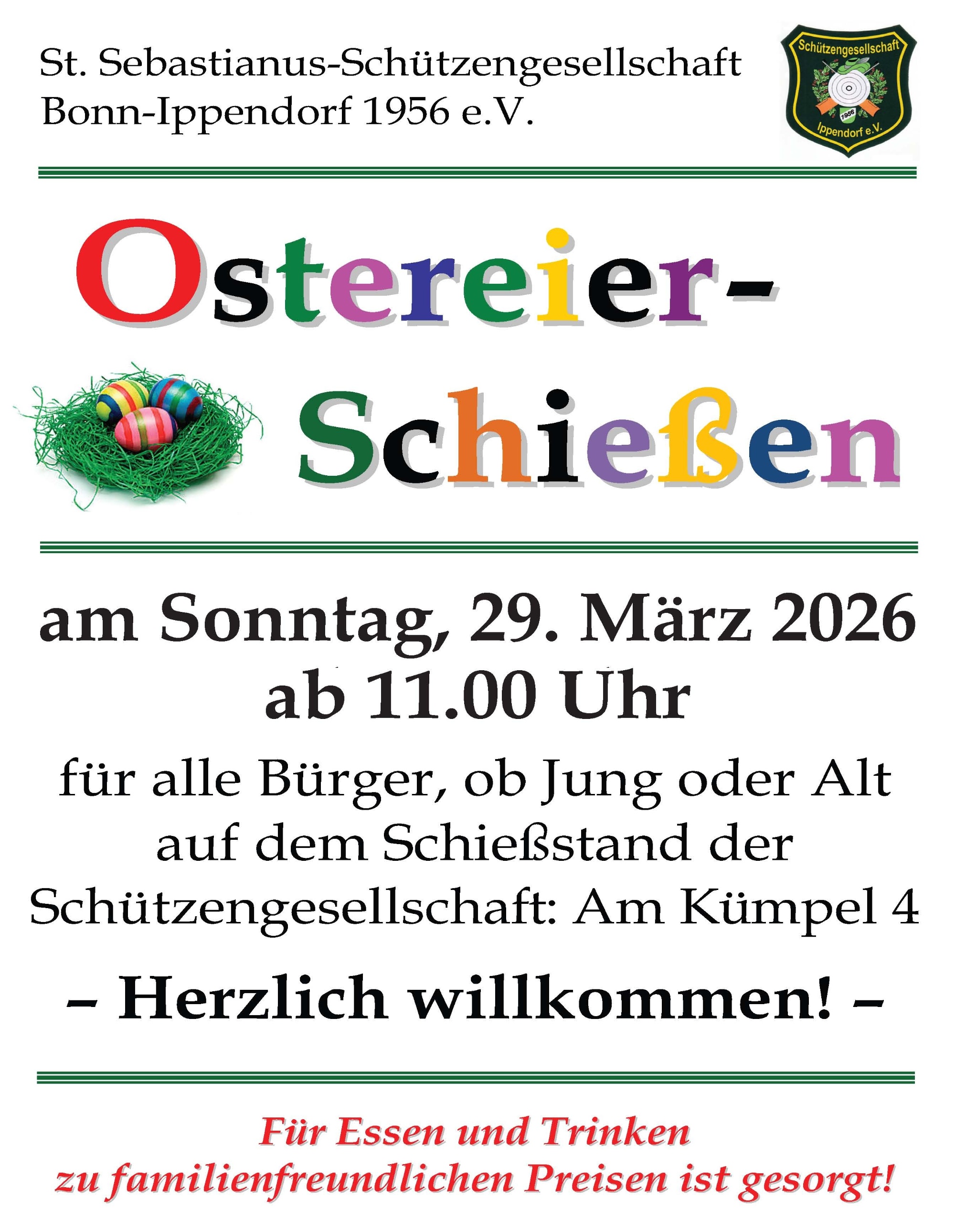 Ostereierschießen 2026