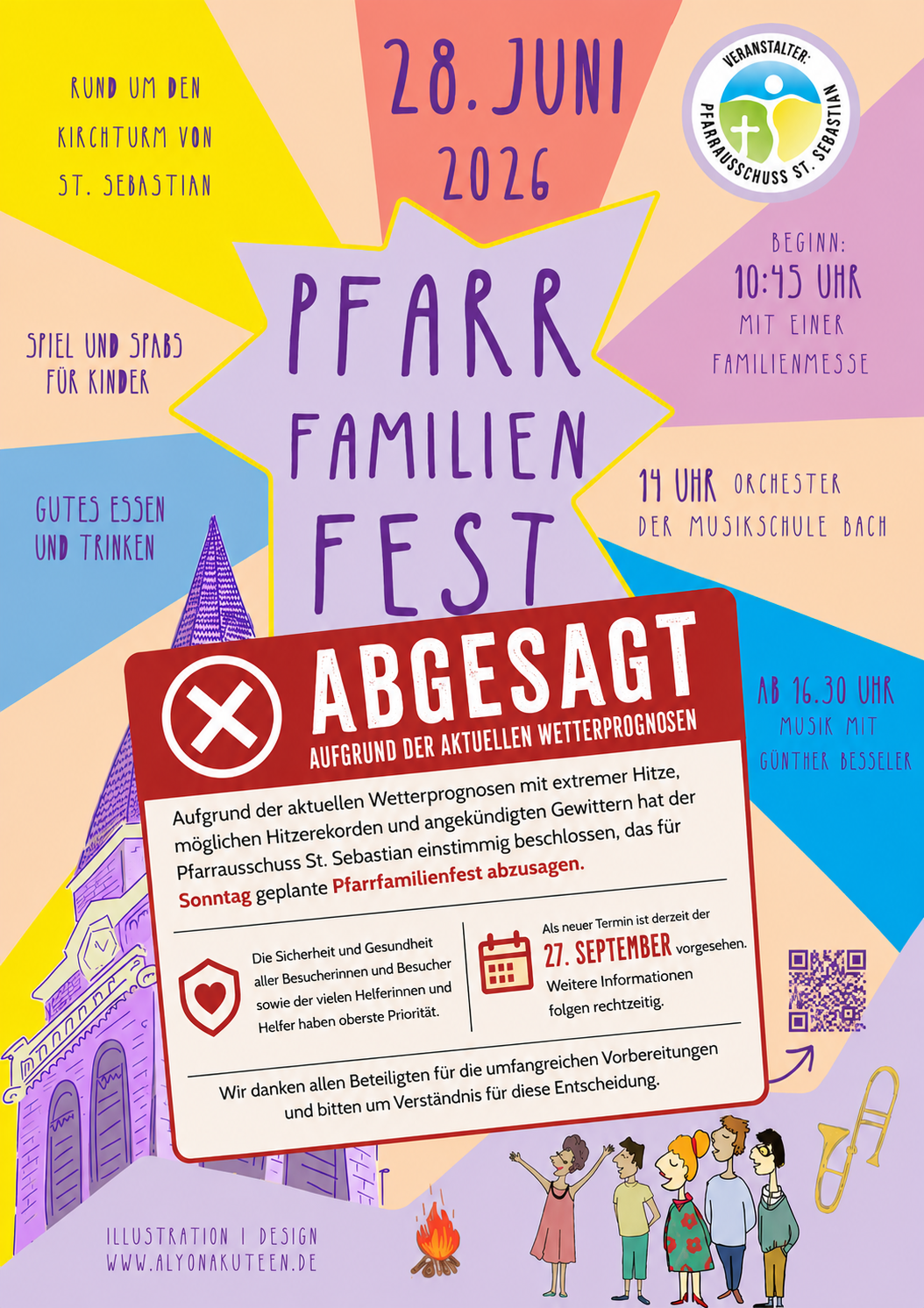 Pfarrfest Absage 2026